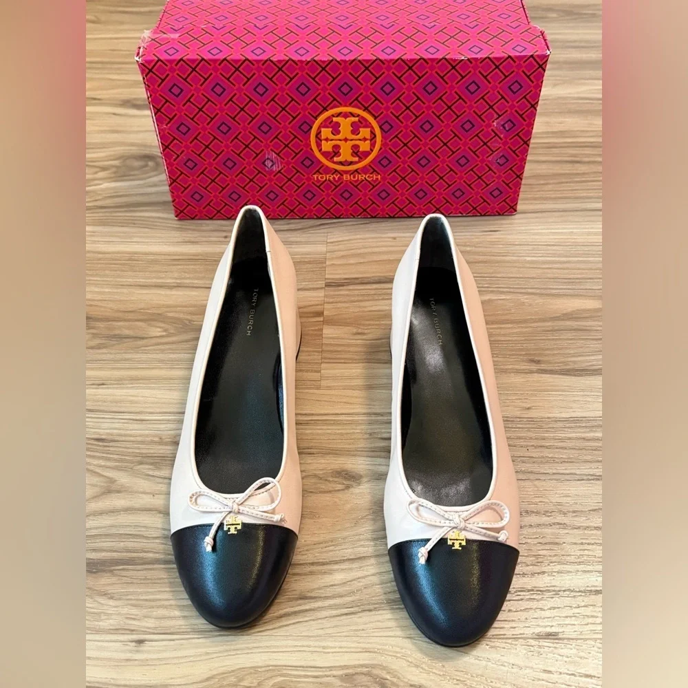 Tory Burch Cap Toe Ballet Flats Size 9.5